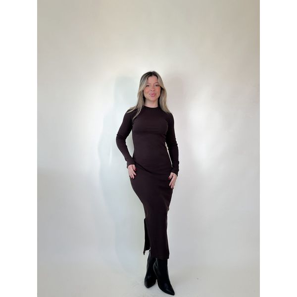 Vestido Ellen Marrom