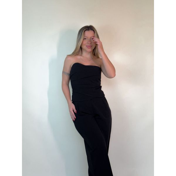 Conjunto Corset Nina Preto 