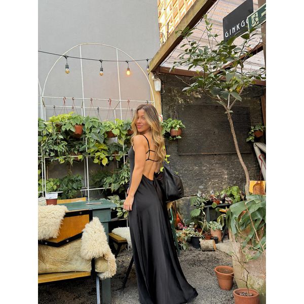 Vestido Rosalia Preto