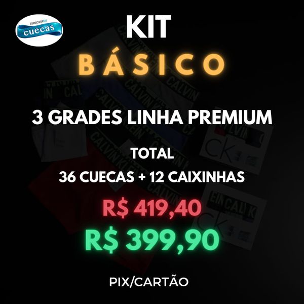 KIT BÁSICO  Fornecedor Das Cuecas