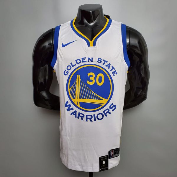 Nba Golden State Warriors Silk branca (jogador) Stephen Curry 30
