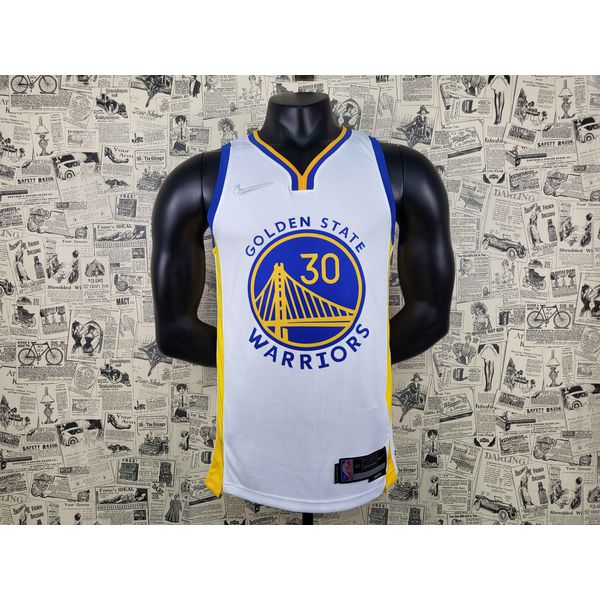 Golden State Warriors Silk Curry 30 Especial 75 Anos (branca)