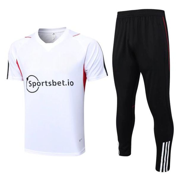 Conjunto Treino SP 23/24 Camisa + Calça - Branco/preto