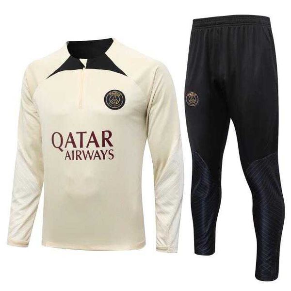 Conjunto Agasalho Treino Paris Saint Germain (PSG) Meio Zíper 23/24 -