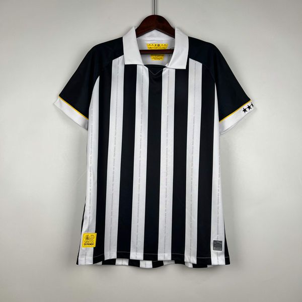 Camisa Santos Away 23/24 - Torcedor Masculino preto/branco