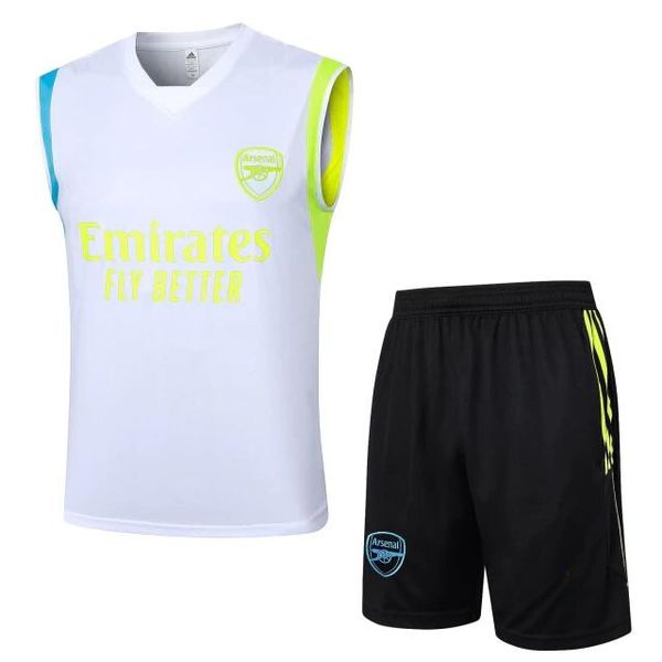 Conjunto Treino Regata + Short Arsenal 23/24 - Branco