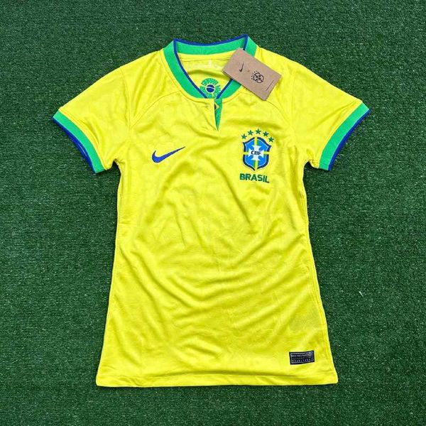 Copa Do Mundo De 2022 Do Brasil - Feminina Amarelo... - ATACADO ESPORTIVO