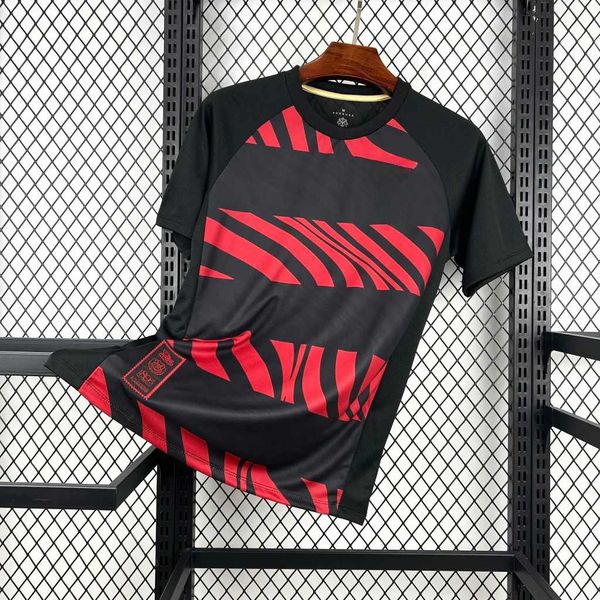 Camisa Pherusa 130 anos do Flamengo 2025 - Preta e... - ATACADO ESPORTIVO