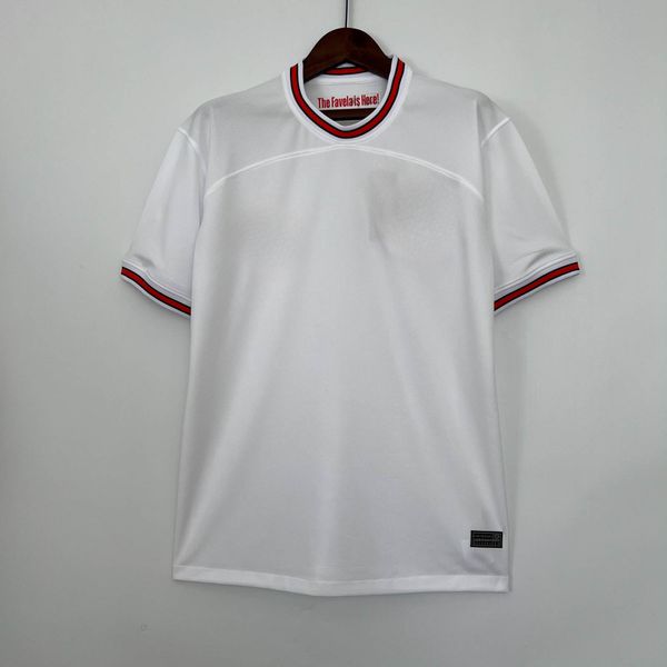Camisa Corinthians 23/24 Branca - Torcedor Masculino (detalhes vermelho)