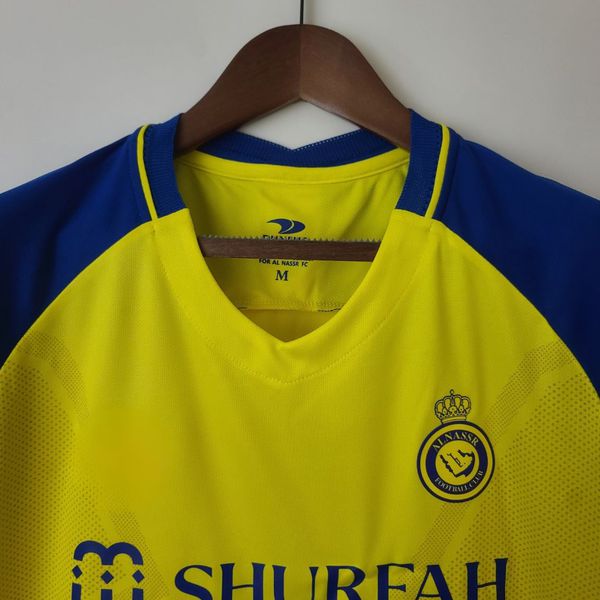 Camisa Al-Nassr FC Home 2022/2023 Amarela e Azul – Versão Jogador – KS  Sports – Camisas de Times e Seleções