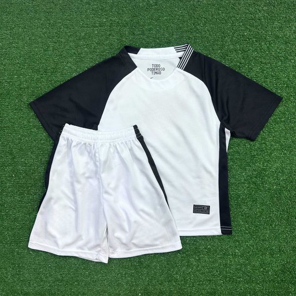 (MANCHADA) Conjunto Infantil Corinthians Home I 25... - ATACADO ESPORTIVO