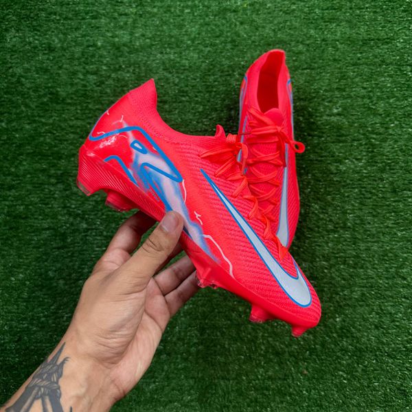 Chuteira Campo Nike Air Zoom Mercurial Vapor 16 Elite (FG) – Pink/Azul