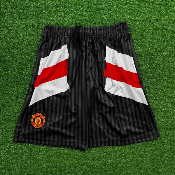 Short Manchester United 23/24 - Masculino Preto Listrada 