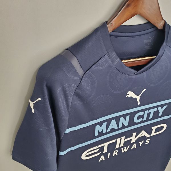 Camisa Versão Jogador Manchester City fora 21/22