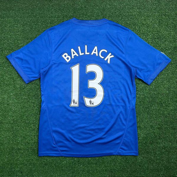 Camisa Chelsea Home I 09/10 – Ballack #13 – Azul – Torcedor Masculina