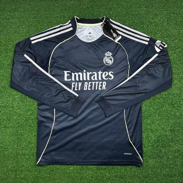 Camisa Real Madrid Away II 25/26 – Adidas – Torcedor Masculina Manga Longa