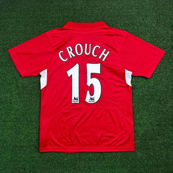 Camisa Retrô Liverpool Home I Crouch #15 - 2004/05