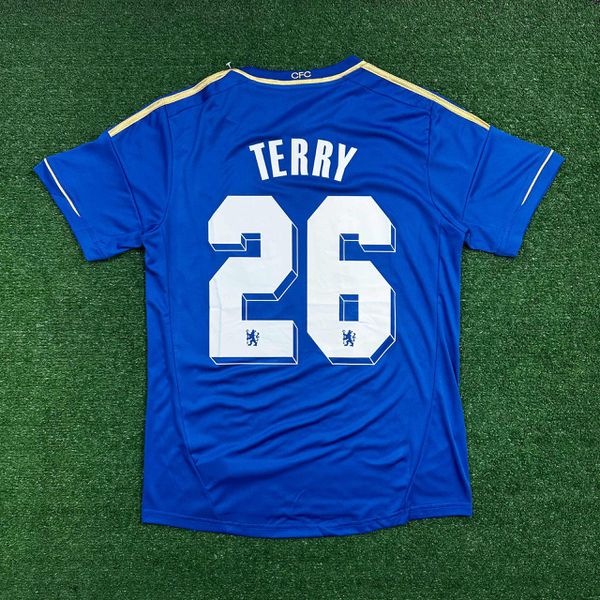 Camisa Retrô Chelsea Home I 12/13 Terry #26 - Azul - Masculina 