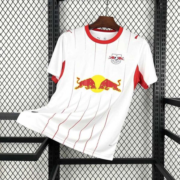 Camisa RB Leipzig Home I – Branca e Vermelha – Tor... - ATACADO ESPORTIVO