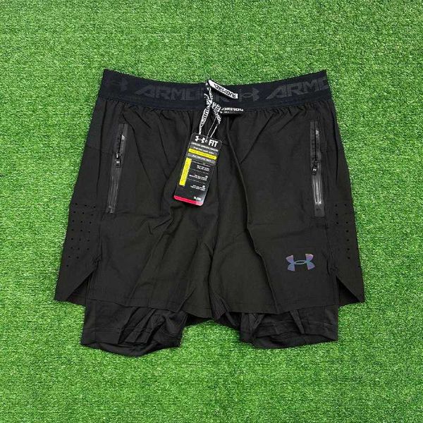 Short Under Armour Dry Fit - Masculino - (aquecedor Interno) - PRETO - UA09
