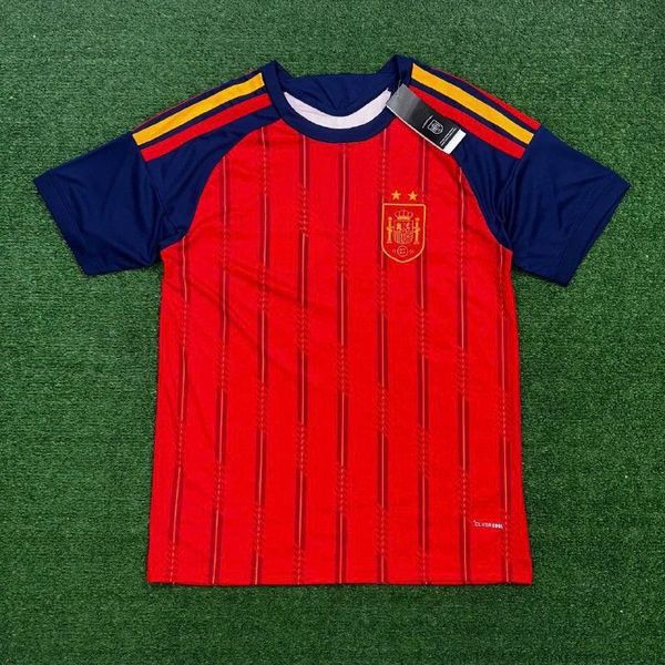 Camisa Espanha Home I 2026 – Vermelha – Copa do Mu... - ATACADO ESPORTIVO