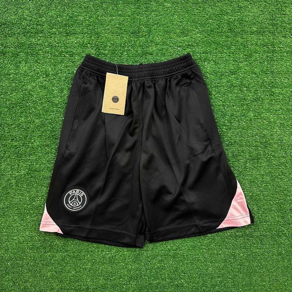 Short Psg 24/25 - Preto/rosa Claro - 98yui - ATACADO ESPORTIVO