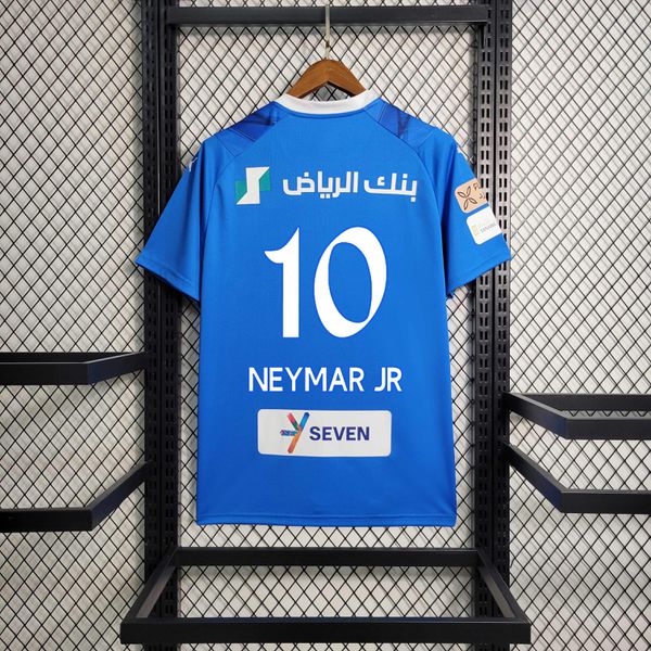 Camisa Al-Hilal #10 Neymar Jr Home - 23/24 - Torcedor Masculino - Azul