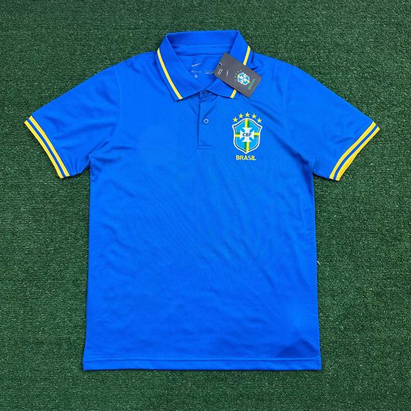 Camisa Gola Polo Brasil 21/22 - Azul - torcedor - ... - ATACADO ESPORTIVO