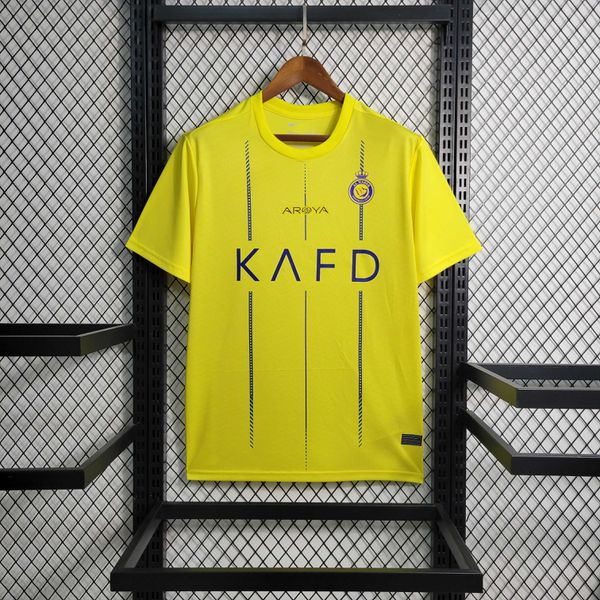 Camisa Al-Nassr FC Home 23-24 Amarela - Torcedor Masculina