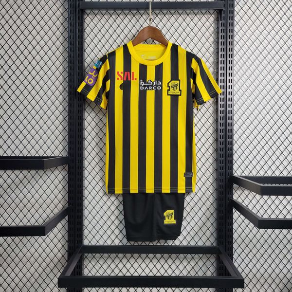 Conjunto Infantil Al-ittihad 23-24 Jeddah United H... - FORTAL IMPORTADORA