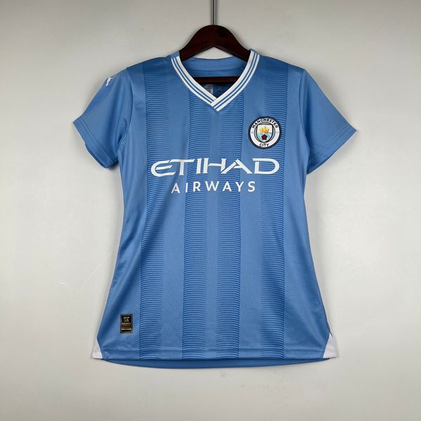 Camisa Manchester City Home 23/24 Feminina