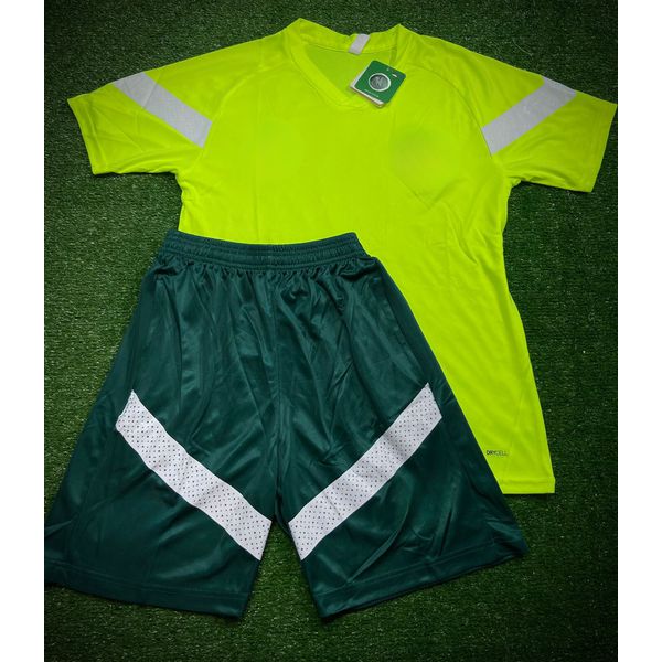Conjunto Treino Palmeiras 23/24 Camisa + Short - Verde Neon