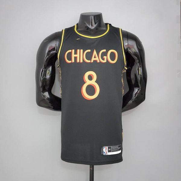 NBA CHICAGO BULLS JOGADOR - 8 LAVINE - PRETO - NBA... - FORTAL IMPORTADORA