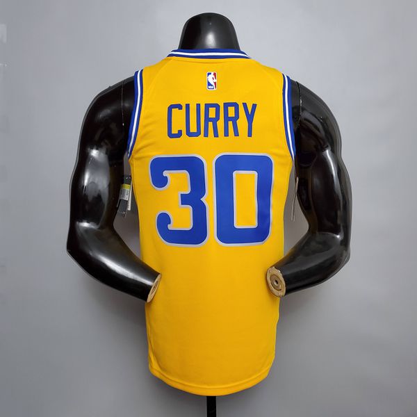 NBA Versão Retrô CURRY #30 Golden State Warriors - Amarela | FUTCAMISA
