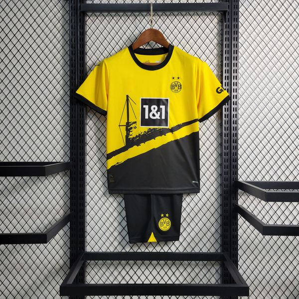 Conjunto Infantil Borussia 23-24 Dortmund home - K... - ATACADO ESPORTIVO