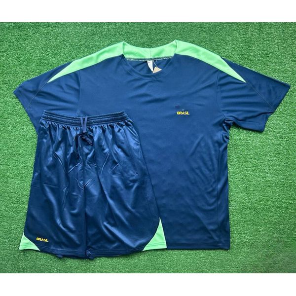 Conjunto Treino Brasil Camisa + Short 2024 - Azul ... - ATACADO ESPORTIVO