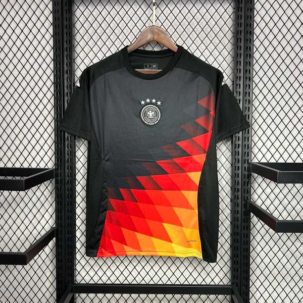 Camisa Seleção Alemanha Pré-Jogo 24/25 - Torcedor Masculino - Preto