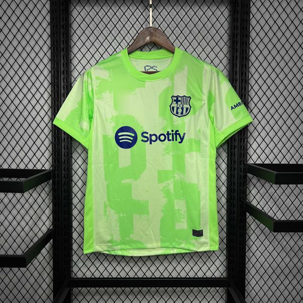 Camisa Barcelona Third III 2024/25 - Torcedor Masculina - Verde