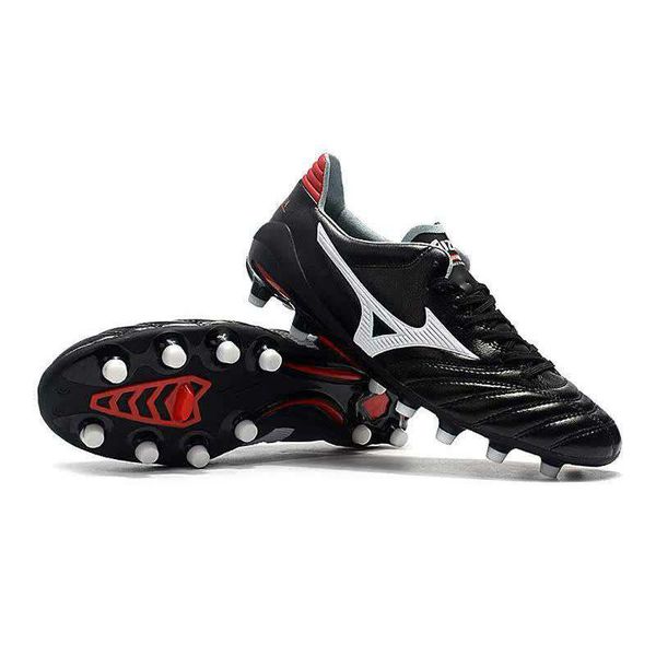 Chuteira Campo Mizuno Morelia (FG) - Preto/Branco ... - FORTAL IMPORTADORA