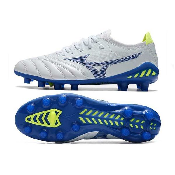 Chuteira Campo Mizuno Morelia Neo 3 (FG) - Cinza/A... - FORTAL IMPORTADORA