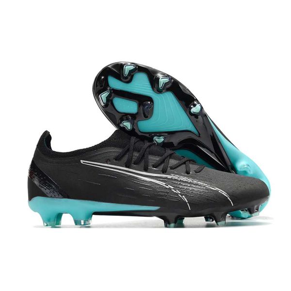 Chuteira Campo Puma Ultra (FG) - Preto e Azul - 87... - FORTAL IMPORTADORA