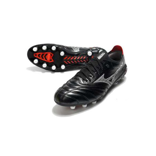 Chuteira Campo Mizuno Morelia (FG) - Preto/Grafite... - FORTAL IMPORTADORA