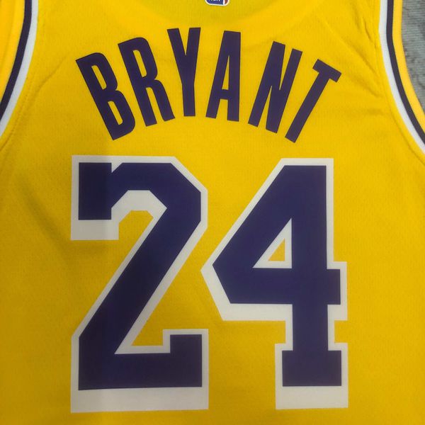 NBA Los Angeles Lakers 2022/23 Kobe Bryant #24 Silk Gold