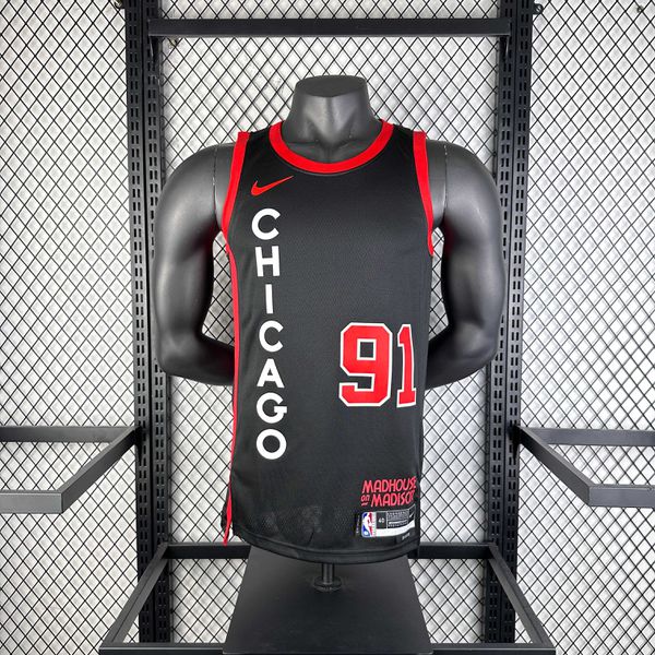 NBA Chicago Bulls Dennis Rodman #91 Swingman Jerse... - FORTAL IMPORTADORA