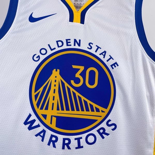 Nba Golden State Warriors - Curry #30 - Branca - Jogador Silk