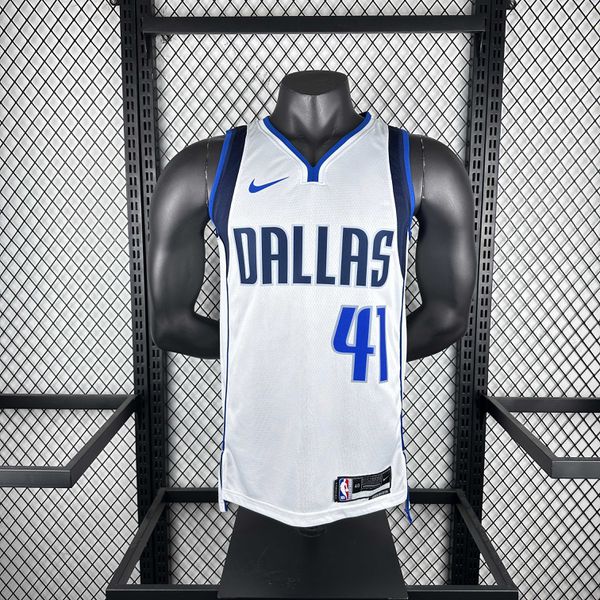 Nba Dallas Mavericks #41 - Branco - Silk - NB2408 - FORTAL IMPORTADORA