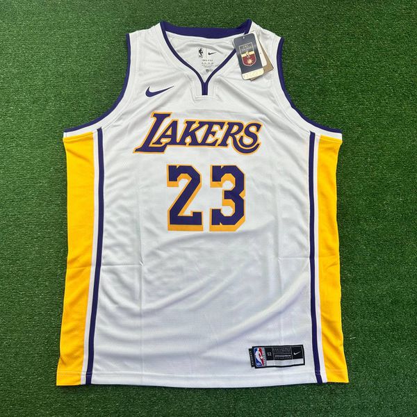 NBA Lakers Branco com decote em V nº 23 James Silk... - FORTAL IMPORTADORA