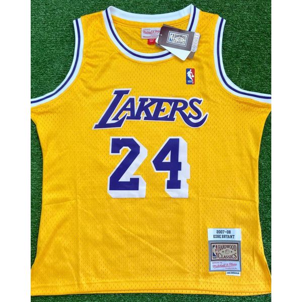 NBA SWINGMAN LOS ANGELES LAKERS - N°24 KOBE BRYANT - SILK - NESS HARDWOOD CASSICS AUTHENTIC 07/08