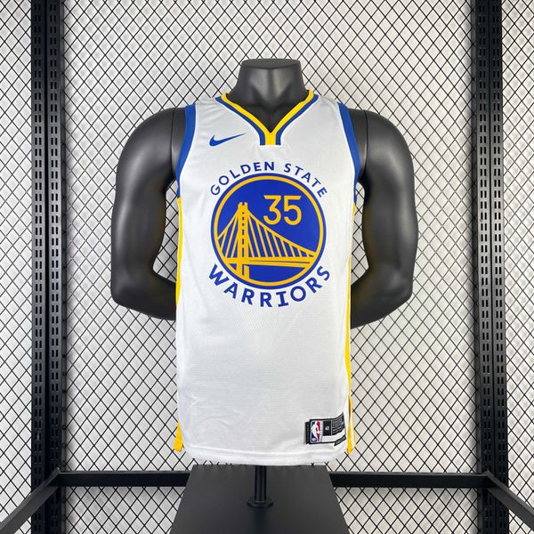 NBA SWINGMAN GOLDEN STATE WARRIORS Nº 35 DURANT BRANCA - JOGADOR SILK