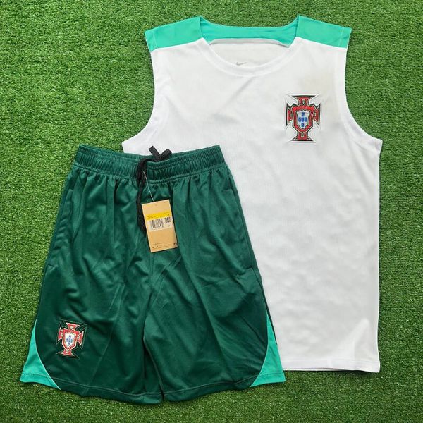 Conjunto Treino Regata e Short Portugal 2024/25 - Branco